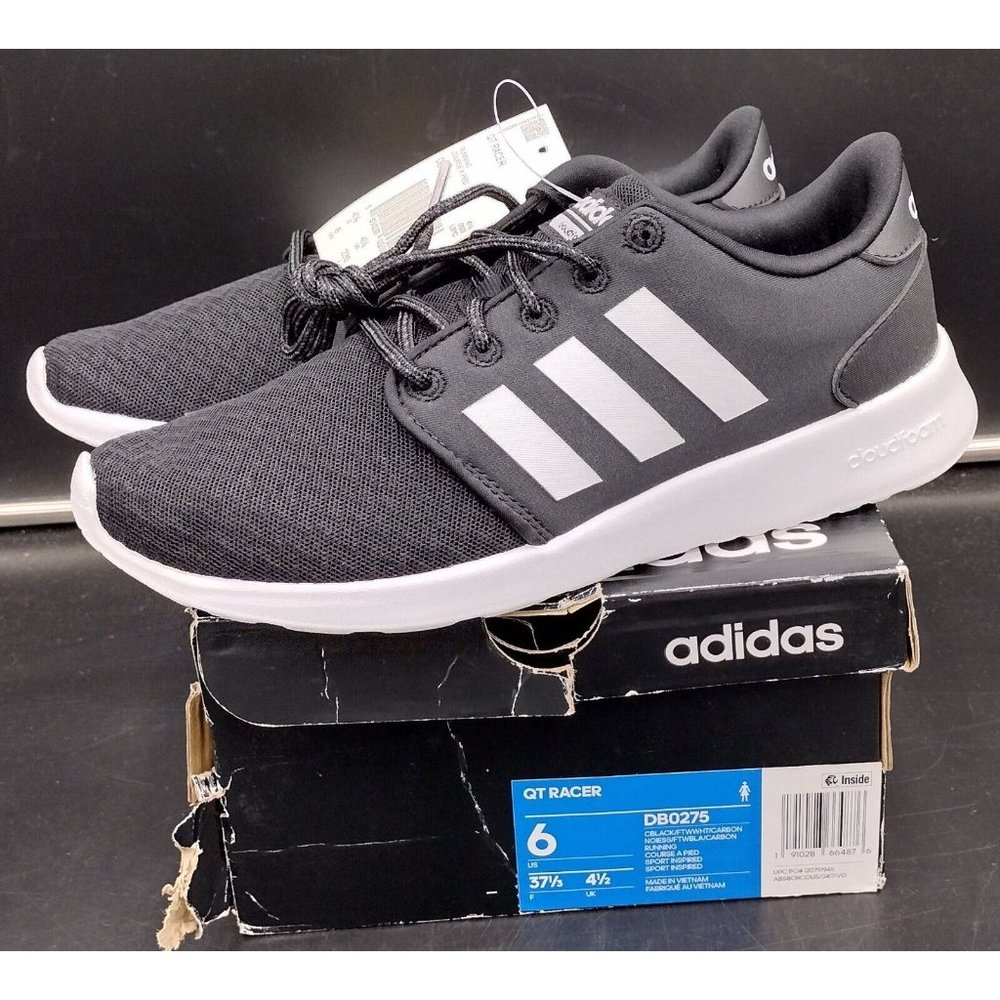 Adidas Cloudfoam Qt Racer Women's Shoes Sneakers Running Training DB0275 Size 6